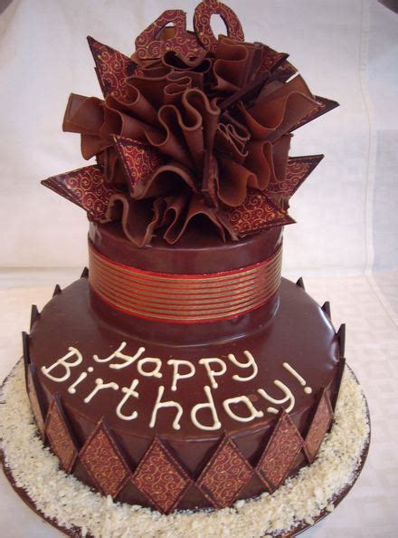 Kue pengantin selalu showstopping, apakah sederhana atau boros. 13 Gambar Kue Ulang Tahun Cokelat Tart | Kumpulan Gambar ...