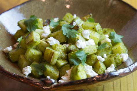 Roasted Chayote With Herbs And Tofu Or Goat Cheese Rick Bayless