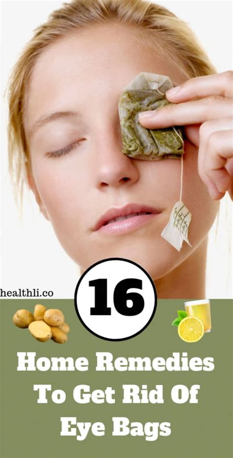 Top 16 Home Remedies To Get Rid Of Eye Bags Eye Bags Remedies Home Remedies