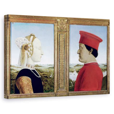 Tablou Canvas Piero Della Francesca Portrete Ale Ducelui Federico