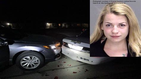 Woman Hits Police Car After Taking Topless Snapchat Photo