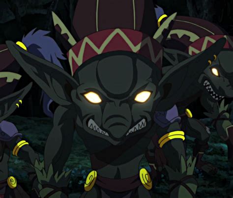 Cave goblin is a dangerous hostile creature found in the underground world. Goblin - Log Horizon Wiki