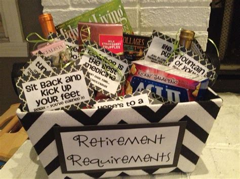 Check spelling or type a new query. Retirement Gift Basket Ideas For Coworker - Basket Poster