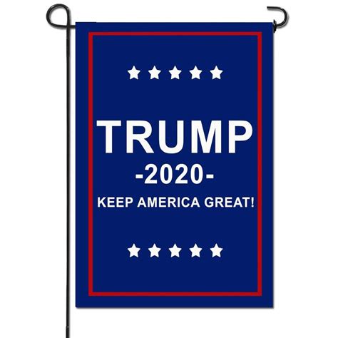 18x12 Trump Flag 2020 Trump Garden Flag For President Make America
