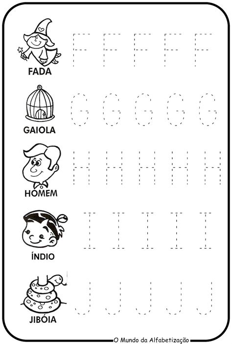 atividades para alfabetização alfabeto pontilhado criança feliz e alfabetizada