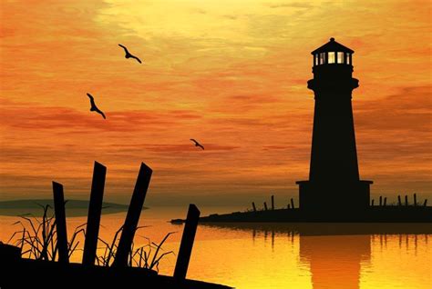 Pin By Jaquelin ♡ On Trippy Lighthouse Painting Silhouette Painting