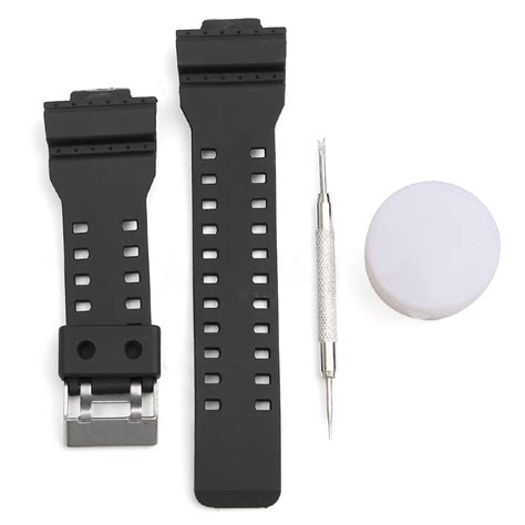 Watch Strap Band And Pins For Casio G Shock 16mm Ga 100 G 8900 Shopee Malaysia