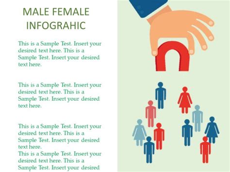 Male And Female Infographics Powerpoint Templates