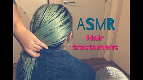 Asmr Hair Brushing 1💆🏼‍♀️ Mask Repair Scalp Massage Youtube