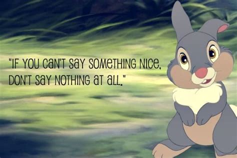 Thumper Disney Quotes Bambi Quotes Thumper Quote