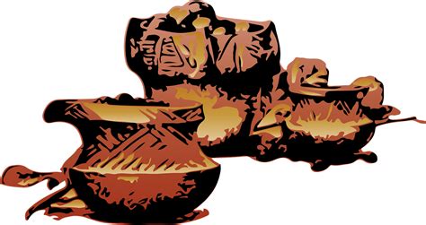 Pottery Pots Clay Ceramic Png Picpng