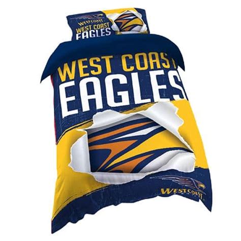 Spectator sports is an afl store stocking official west coast eagles merchandise, clothing and club memorabilia. West Coast Eagles 2019 AFL Single Quilt Cover Set ...