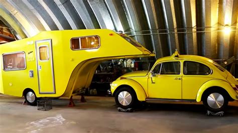 Unique Volkswagen Beetle Camping Trailer Found And Restored