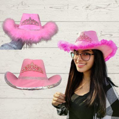 Sombrero Cowgirl Hat Rosado Generica Falabella Com