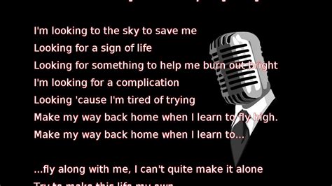 Foo Fighters Learn To Fly Lyrics Youtube