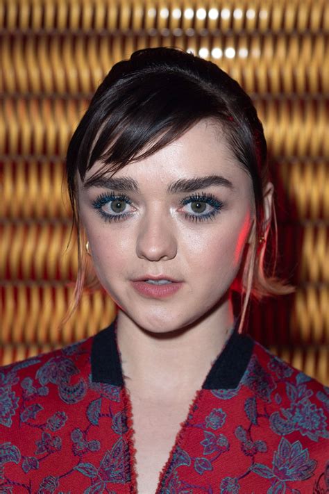 Maisie williams is an english actress most famous for her role as arya stark, one of the principal characters in the hbo produced medieval fantasy maisie is the youngest of four children. MAISIE WILLIAMS at Givenchy Fashion Show in Paris 03/01 ...