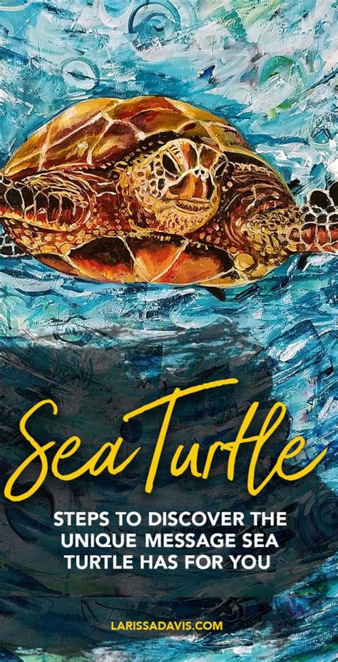 Sea Turtle Symbolism Learn The Unique Message And Meaning Sea Turtle