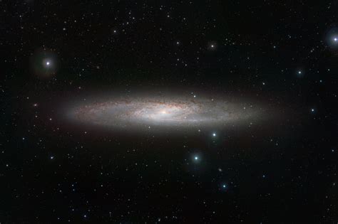 Lenticular galaxies start to form as spiral galaxies but somewhere along the way, the interstellar matter dries up. Sculptor Galaxy - Wikipedia