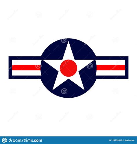 Us Air Force Roundel Stock Vector Illustration Of Combat 128939506