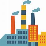 Factory Icon Chimney Creative Clipart Building Transparent