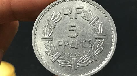 1945 France 5 Francs Coin Values Information Mintage History And