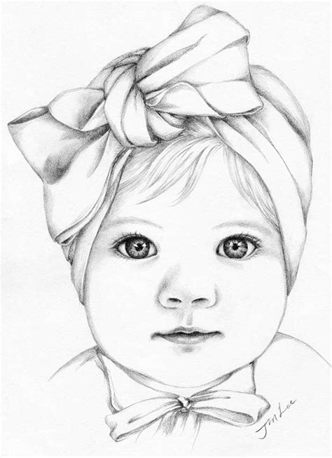 Pencil Drawings Of Babies