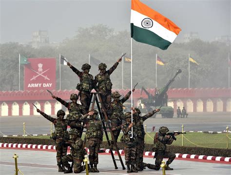 Indian Army Day Parade Held In New Delhi Global Times