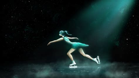 Figure Skating Sport Digital Art