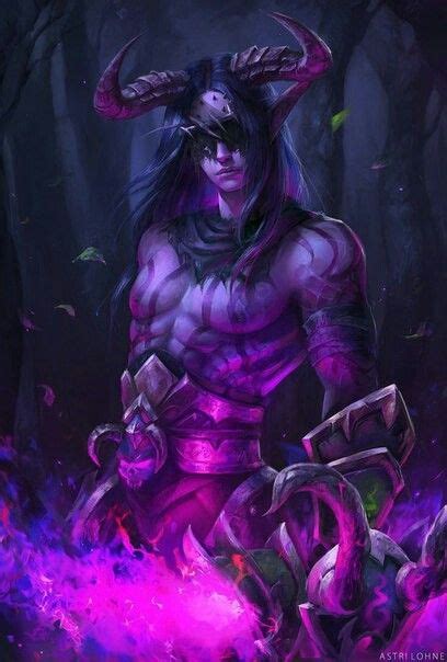 Night Elf Demon Hunter Warcraft Art Dark Fantasy Art Fantasy Characters