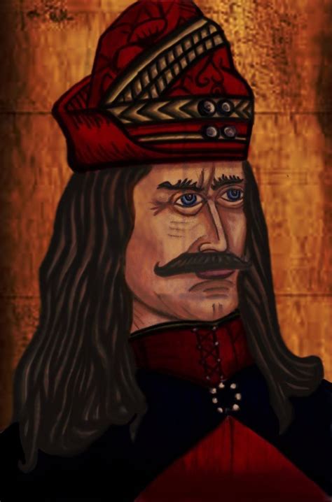 Vlad Tepes The Impaler Prince Of Wallachia Original Art Print Signed