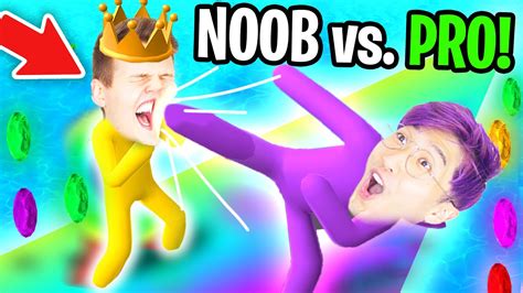 Can Lankybox Get Super Thicc In Giant Rush App Noob Vs Pro Vs