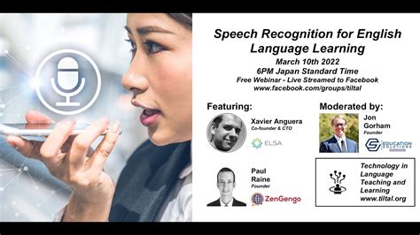 Speech Recognition For English Language Learning Youtube