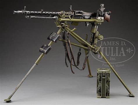 Sold Price Exceptionally Fine Late War German Wwii Mg 34 Machine Gun