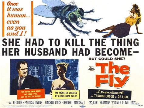 The Fly 1958 Science Fiction Movie Poster 973 Etsy