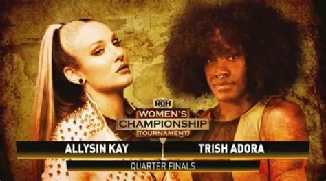 Final Four Fully Set For Roh Womens Title Tournament Diva Dirt