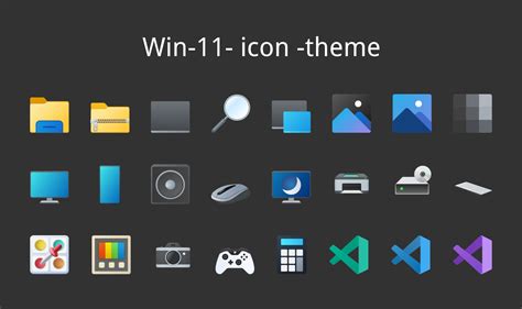 Win11 Icon Theme Gnome