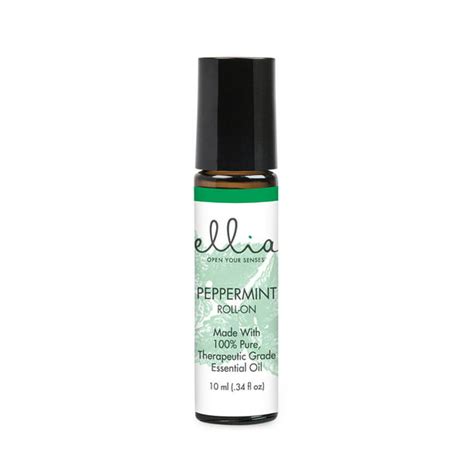 Ellia Ellia Peppermint Roll On Blend Essential Oil 10ml Arm Eo10ropep