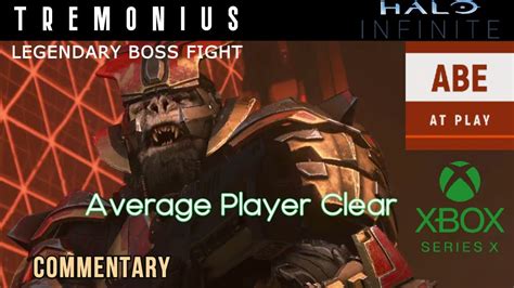 Halo Infinite Tremonius Boss Fight Legendary Average Player Clear