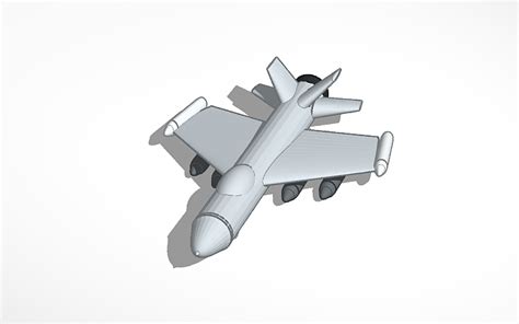 3d Design Jet Plane Tinkercad