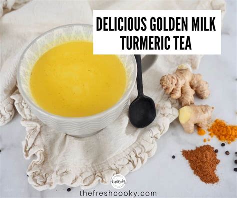 Simple Golden Milk Turmeric Tea • The Fresh Cooky