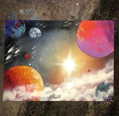 Galaxy Painting On Canvas Rimaginarystarscapes