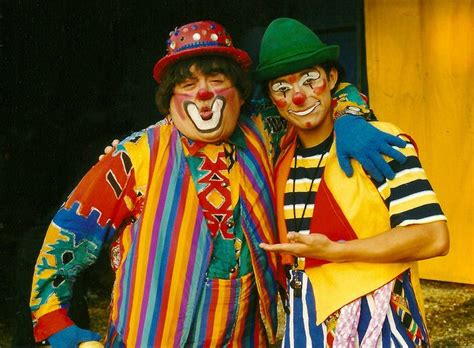 Two Clownsclowning Around By Katydaly Via Flickr Clown Images Clown Clowning Around