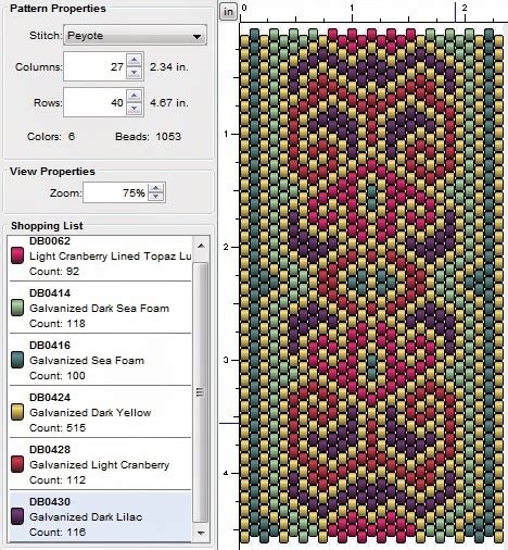 Imaginesque Beading Peyote Stitch Pattern 24