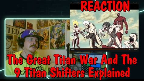 The Great Titan War And The 9 Titan Shifters Explained Attack On