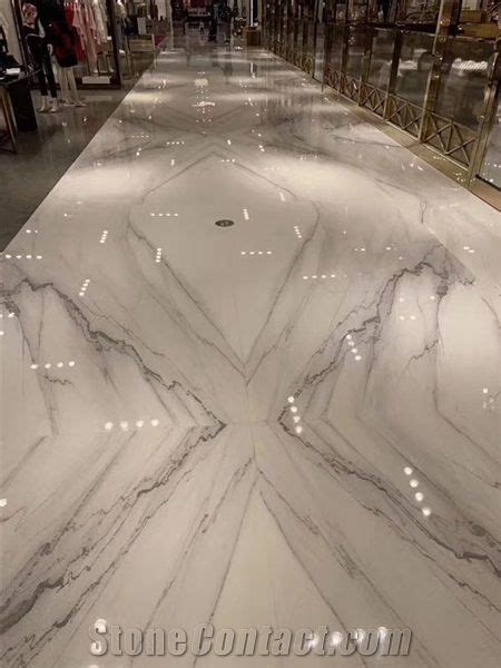 Calacatta Lincoln White Marble Luxurious Marble From China