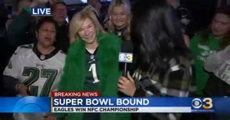 Super Bowl Bound Eagles Fan Celebrate In Drexel Hill Cbs Philadelphia
