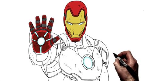 How To Draw The Iron Man
