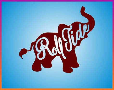 Download Roll Tide svg elephant alabama svg crimson tide svg football bama college sport game day mom ...