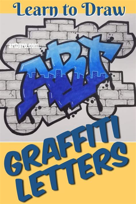 Learn To Draw Graffiti Lettering Art Tutorials For Beginners