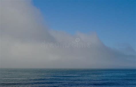 Fog Bank Rolling In From The Pacific Stock Image Image Of Rolling